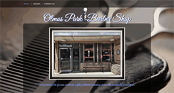 Desktop Screenshot of olmosparkbarbershop.com