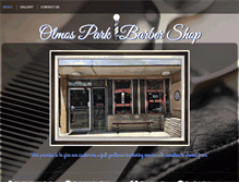 Tablet Screenshot of olmosparkbarbershop.com